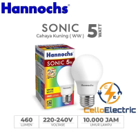 Led Hannochs SONIC 5 Watt Kuning - Lampu Hannochs 5w 5 W Led Bulb