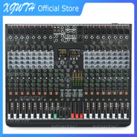 16 Channel Digital Mixer Audio Mixing Console with 199 DSP Digital Effects Bluetooth MP3 DJ Reverberation Reverb Mic Equipment