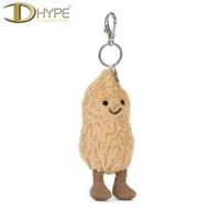 JELLYCAT AMUSEABLES PEANUT BAG CHARM 100% ORIGINAL