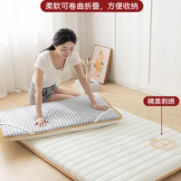 Latex Single Tatami Mattress Japanese Folding Mattress Floor Sleeping Mattress Summer Soft Mattress Household Dormitory Student