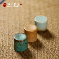 慕陶 茶道紫砂壺蓋托日式手工窯變蓋架 功夫茶具配件茶碗蓋碗蓋置