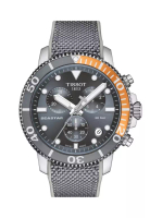 TISSOT Tissot Seastar 1000 Chronograph Grey Dial Grey Textile Band Quartz Watch T1204171708101