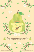 百耘圖 0004 PomPomPurin【水果系列】水梨鐵盒拼圖36片