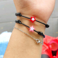 gelang couple star bentuk Bintang gelang tali couple bintang pasangan