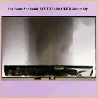 14 inch for Asus Zenbook 14X UX5400 Laptop Display OLED Touch Screen Assembly QHD 2880x1800