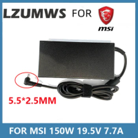 19.5V 7.7A 150W 5.5*2.5MM Laptop Adapter For MSI GS60 GS70 GE62 GS40 GS63 GL62 MS-16H7 MS16H Ghost Pro606 Charger ADP-150VB B