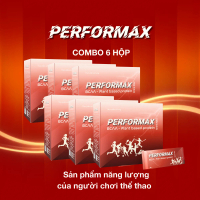 COMBO 6 HỘP - Performax Drink Mix BCAA Plant Protein Cho Người Chơi Thể Thao & Người Vận Động Hộp 14