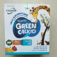 Calci Nano Green calkid-Hộp 20 ống- Bổ sung canxi phát triển chiều cao