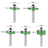 Lưỡi Dao Bộ Định Tuyến T-Slot, Chuôi 8Mm, Với Máy Cắt Phay Vòng Bi, Dụng Cụ Chế Biến Gỗ Tùy Chọn