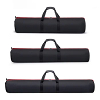 Portable 80-120cm Mic Photography Light Tripod Stand Bag Light Tripod Bag Monopod Bag Black Handbag Carrying Storage Case