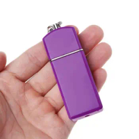 Mini Pocket Ashtray Portable Keychain Metal Ashtray Outdoor Travel Smoking Ash Holder Case Household Merchandises