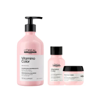【L’OREAL 巴黎萊雅PRO】絲漾博飽和護色洗髮精500ml(護色首選/染髮必備/護髮/持久)