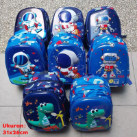 New Tas Sekolah Ransel 820 Anak TK - SD Laki Laki Dan Perempuan Karakter Lucu