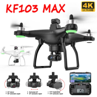 KF103 Max Drone GPS 5G WiFi 3-Axis Gimbal Anti-Shake With 4K HD Camera X35 Update KF103 MAX Professional RC Brushless Quadcopter