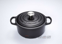 Le Creuset 圓型鑄鐵鍋 18cm 1.8L 黑／櫻桃紅／火焰橘／馬賽藍【APP下單9%點數回饋】