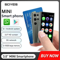 SOYES S23 Pro Mini Smartphones 3G Network 2GB+16GB Android 8.1 Dual SIM Standby 3.0 Inch HD 1000mAh Battery Small Mobile Phone