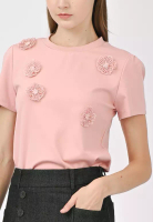 Plain B. 3D Floral T-Shirt