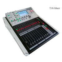 SPE New Design Professional 16 channel digital mixer Console built in sound card touch screen 48V audio mixer controller