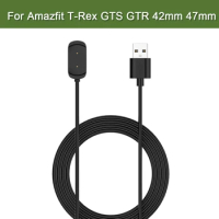 100cm USB Charging Cable For Xiaomi Huami Amazfit T-Rex/GTS/GTR 42MM/GTR 47mm Charger Cradle Stand Fast Charging Power Cable