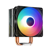 Deepcool gammaxx 400พัน4 heat ซีพียูหม้อน้ำเย็น, 12เซนติเมตร PWM LED, RGB, ARGB พัดลมระบายความร้อน, สำหรับ115x2011 1366 AMD AM3สล็อต
