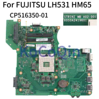 KoCoQin Laptop motherboard For FUJITSU Lifebook LH531 Mainboard 6050A2419601 CP516350-01 HM65