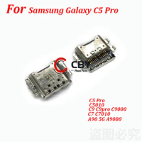 10pcs For Samsung Galaxy C5 Pro C5010 C9 C9pro C9000 C7 C7010 A90 5G A9080 USB Jack Charger Socket Dock Charging Port Connector