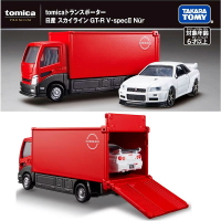 【Fun心玩】TM91259 日產Skyline GTR V spec2 Nur 載運車 TOMICA PREMIUM