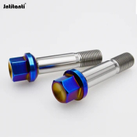 Jntitanti Gr5 titanium wheel bolt M14*1.5*45-50-55-60mm for Audi,VW,Skoda etc