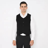 Rompi 952.01 Vest Formal Pria Black Andre Laurent M