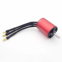 3S 2835 KV3500 4-Poles Brushless Motor 4mm Shaft for RC Boat RC Car Truck RC Marine Jet Boat MONO Toy Boat Car Spare Parts