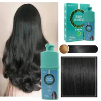 Brimless Shampoo Black Hair Dye Shampoo 3 In 1, Brimies Hair Plant Bubble &amp; Color Hair Dye Conditioner Botanical Shampoo Sh L3M4