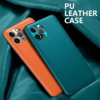 PU Leather Case For iPhone 11 Pro Max Case Shockproof Back Cover Bumper For iPhone 11 Hard PC Case for iPhone 11 Pro Capa