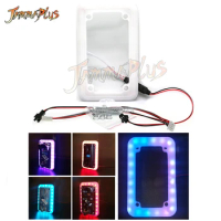 Universal Colorful LED Flash Decorative Front Type Coin Selector/ 12V Illuminate Frame Coin Acceptor for Vending Arcade Machine