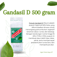 Pupuk Gandasil D 500 gram - Pupuk Gandasil Daun original 500 gram