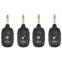 2X Guitar Wireless System 20Hz-20Khz Acoustic Transmission Rechargeable Transmitter Receiver For Electric Guitar Bass