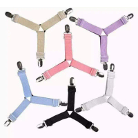 Sét 8 kẹp ga giường cố định 4 góc chống xê dịch và giữ phẳng, Combo bộ 8 kẹp ga giường drap cố định 