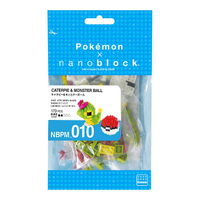 《Nanoblock 迷你積木》寶可夢 NBPM-010綠毛蟲&amp;寶貝球 東喬精品百貨