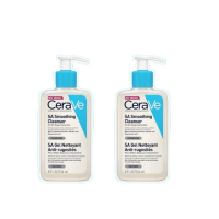 (ซื้อ1แถมฟรี1)CERAVE SA Smoothing Cleanser SA Smoothing Cleanser ผลิตภัณฑ์ทําความสะอาดสําหรับผิวหยาบ