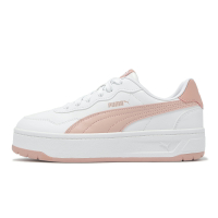 Puma 休閒鞋 Court Lally Skye 女鞋 厚底 增高 白 粉紅 小白鞋 百搭 40036806