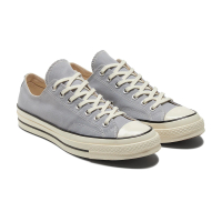 【CONVERSE品牌旗艦店】CHUCK 70 OX 低筒 百搭 休閒鞋 男女 灰色(170555C)