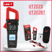 UNI-T Digital Clamp Meter UT202BT UT202S Bluetooth Connection 600A AC/DC Current Voltage 9999 Counts TRMS NCV Ammeter Tester