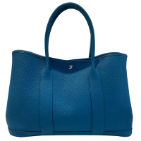二手品 HERMES garden party 36 TOGO牛皮 藍色