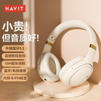 havit海威特無線藍牙耳機頭戴式 音樂電競降噪超長續航頭戴耳機「限時特惠」