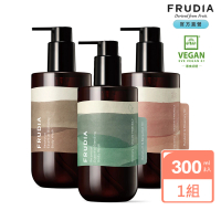 【FRUDIA】自然而然 植萃精油沐浴乳300mlx3入包套組(搭贈同系列身體乳30ml+沐浴乳50ml三入包套+提盒)