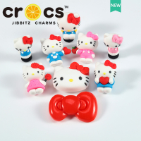 shoes charm cross charm hello  3D Shoe Buckle Three-Dimensional Cute KT Fashion Shoes Accessories