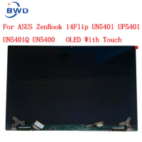 Original 14" OLED For ASUS Zenbook 14Flip UN5401Q UN5400 UP5401 UP5401E Display panel touch LCD Screen full assembly