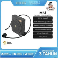 EDIFIER MF3 Speaker Portable Voice Amplifier With Mic in , Aux in With Battery 2200mAh BLACK