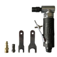 1/4 Inch Air Angle Die Grinder 20000 RPM Variable Speed Ball Bearing Construction Pneumatic Tool Pneumatic Grinder Set