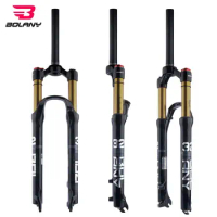 Bolany Bicycle Front Fork Air Supension 29er Mountain Bike 32 RL100mm 26/27.5" Magnesium Alloy MTB Forks Cycling Frame Parts