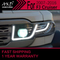 Car Lights for Toyota FJ Cruiser LED Headlight 2007-2016 FJ Cruiser Head Lamp Drl Projector Lens Automotive Accessories